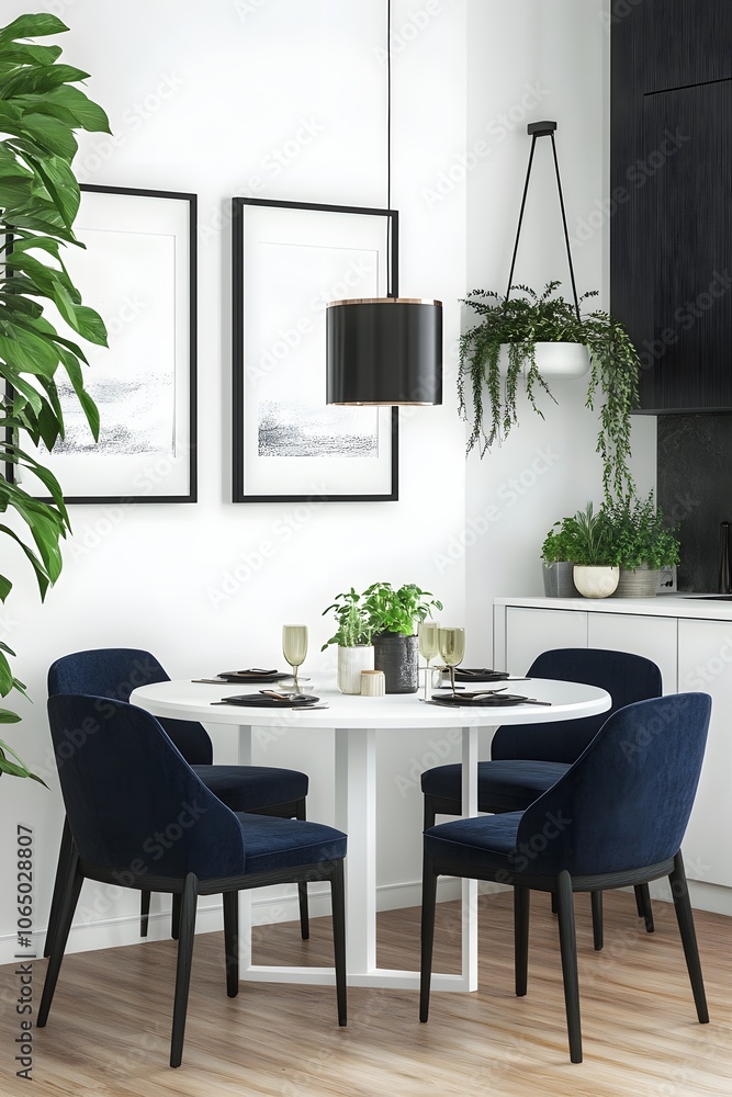 Fototapeta premium Nordic style living room