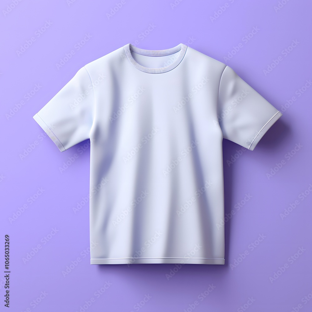 White T-shirt with no pattern, t-shirt mockup design, plain white T-shirt on isolated background. White T-shirt with no pattern, t-shirt mockup design, plain white T-shirt on isolated background.