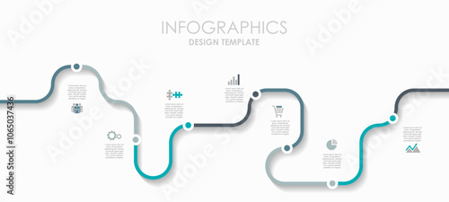 Infographic design template with place for your data. Vector illustration.