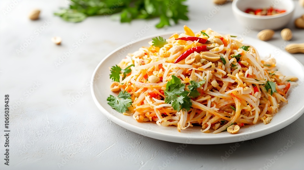 Fresh Papaya Salad with Chili and Peanuts Fresh Papaya Salad with Chili and Peanuts