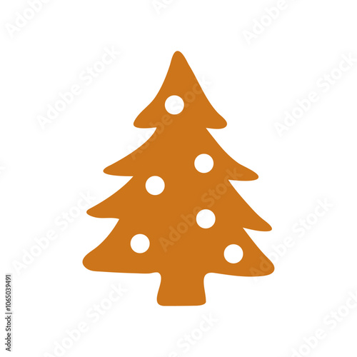 Postres de Navidad. Árbol de navidad de pan de jengibre