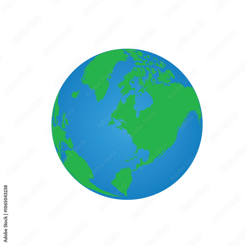 Fototapeta premium Earth, World Map, Globe, world map globe, a green and blue planet