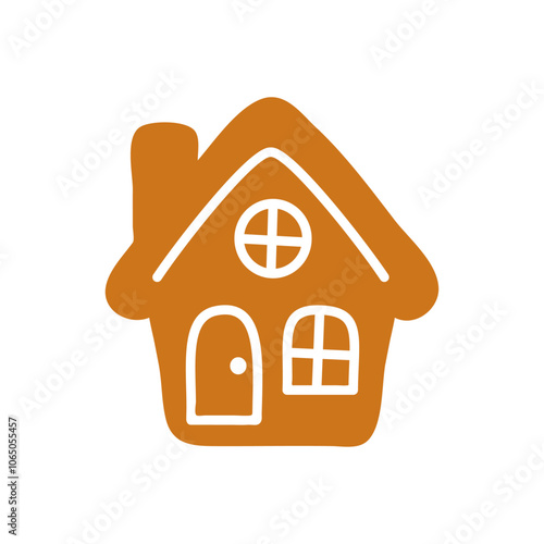 Postres de Navidad. Casa de pan de jengibre