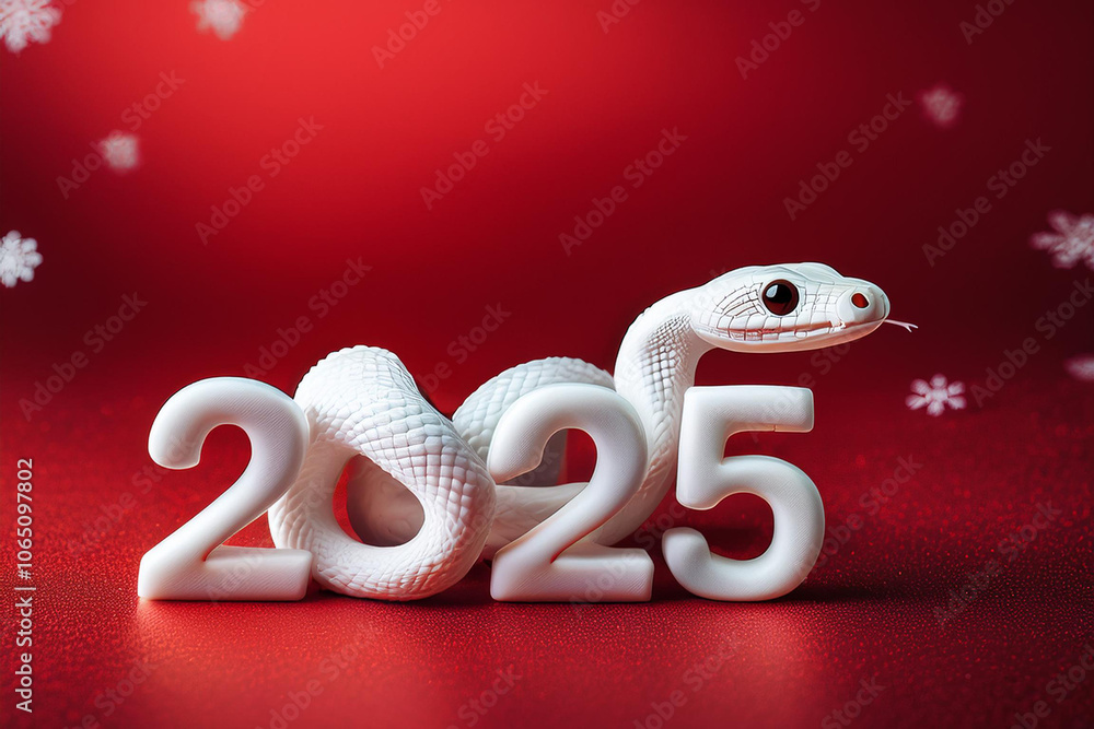 Obraz premium 2025年年賀状