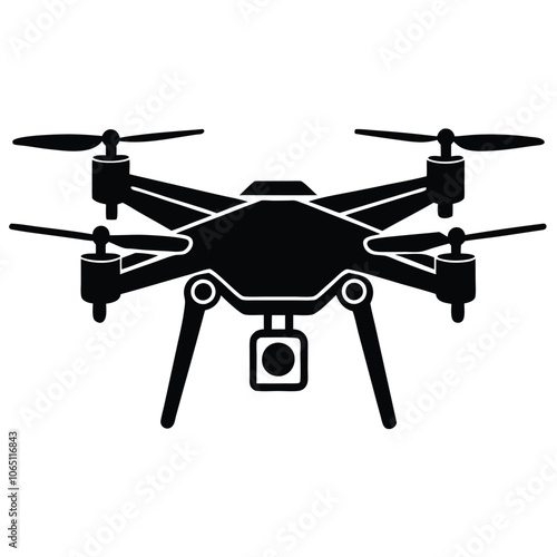 drone-silhouette eps vector design