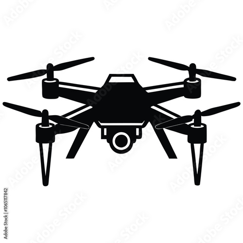 drone-silhouette eps vector design