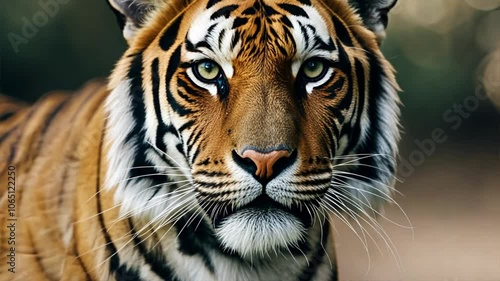 close up of a tiger
