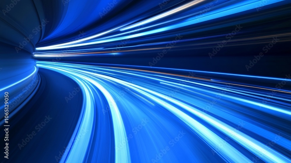 Futuristic abstract digital tunnel with dynamic blue lines creating a perspective effect. Sci-fi design with neon lights and glowing geometry, perfect for technology, innovation, digital art concepts Futuristic abstract digital tunnel with dynamic blue lines creating a perspective effect. Sci-fi design with neon lights and glowing geometry, perfect for technology, innovation, digital art concepts