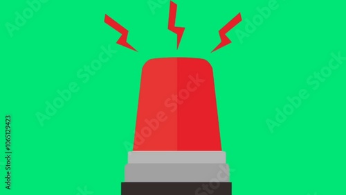 green screen emergency lights, ambulance sirens, emergency safety lights