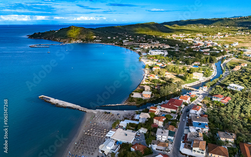 View of Alykes in Zakynthos, Greece photo