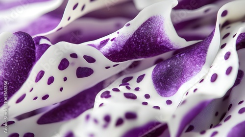 Wallpaper Mural Vibrant Orchid Petals with Intricate Purple and White Patterns Torontodigital.ca