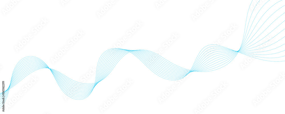 Fototapeta premium abstract blue wave background