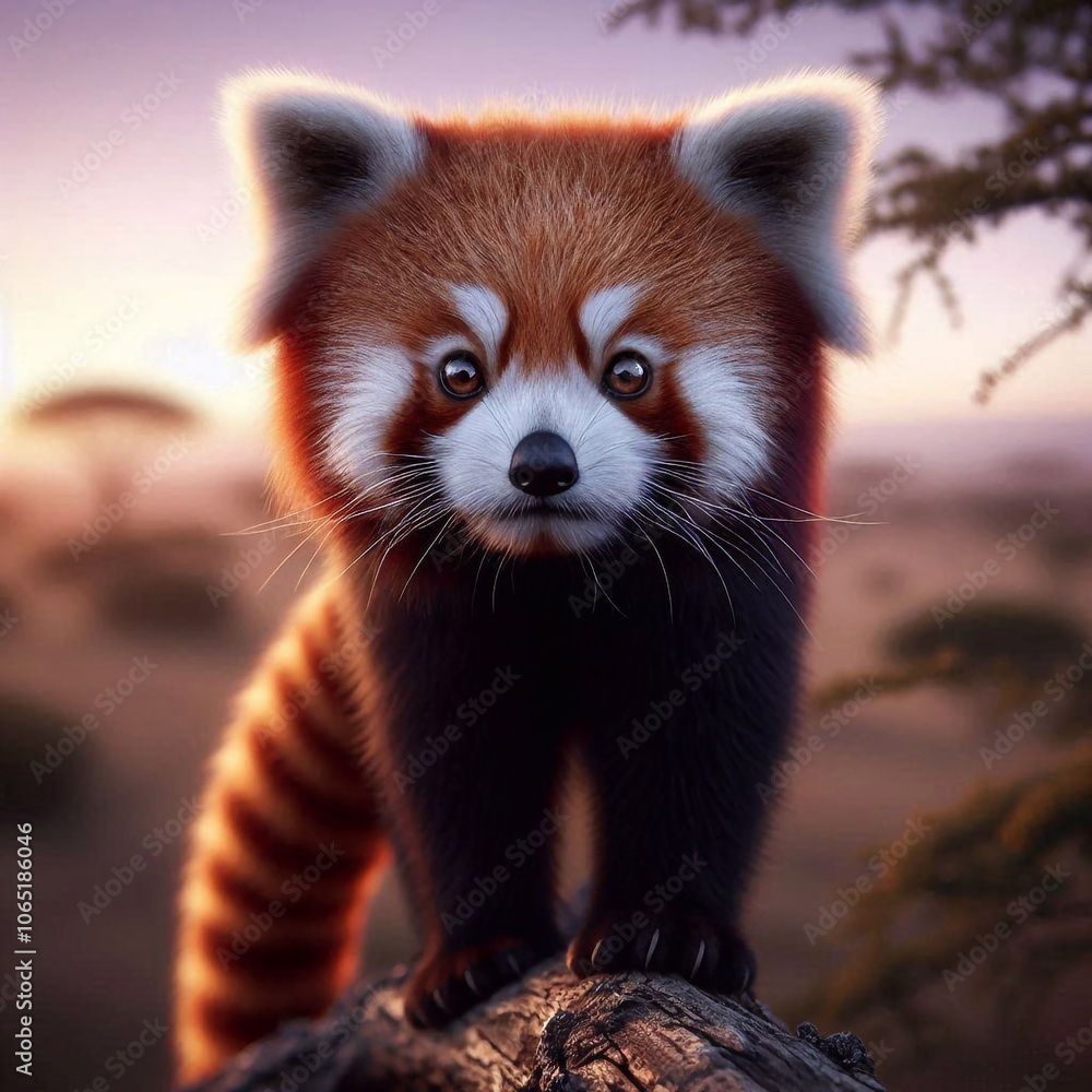 Fototapeta premium Roter Pandabär Portrait