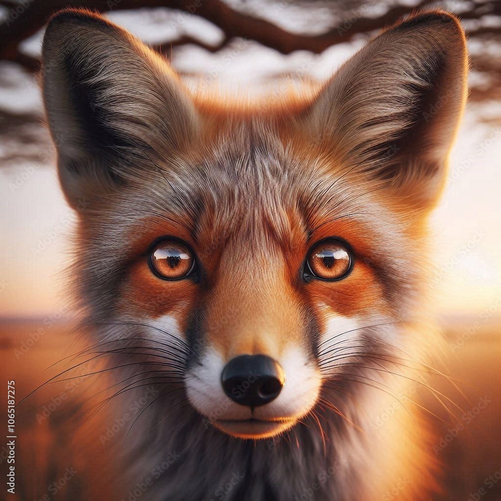 Obraz premium Fuchs Portrait