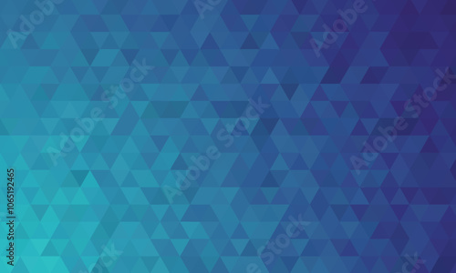 Blue gradient style low polygonal shape abstract origami background for your business use