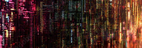 Wallpaper Mural Abstract futuristic digital background for tech innovation, data analysis, and urban connectivity concepts Torontodigital.ca