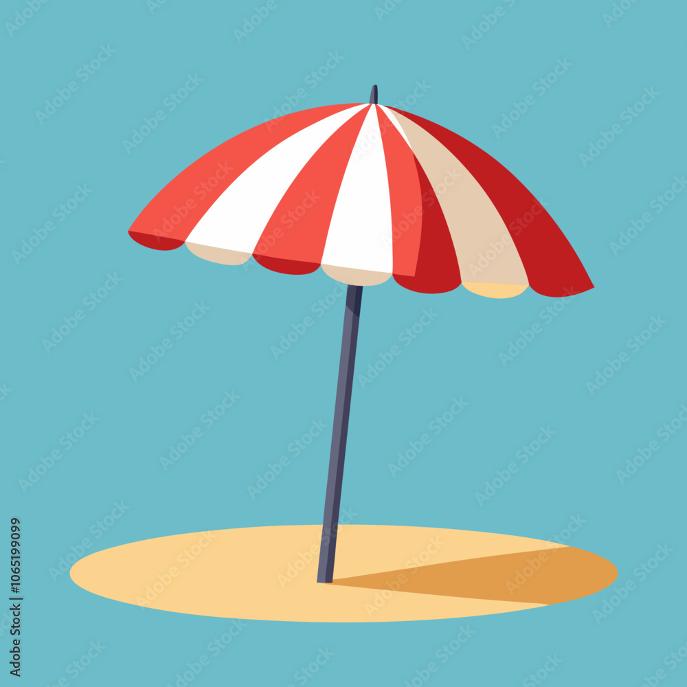 Obraz premium beach and umbrella