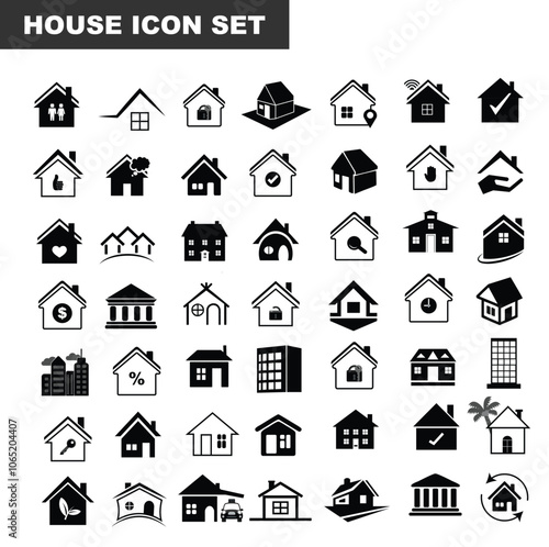A Collection Of Hand Drawn  House Icon