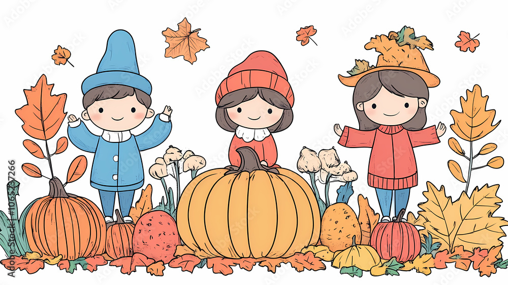 Obraz premium A coloring book with an unusual theme is being colored by kids.