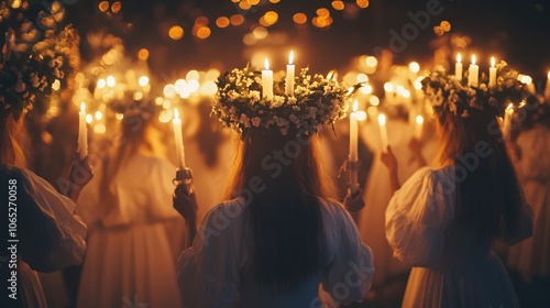 A festive Saint Lucia Day celebration in Sweden
