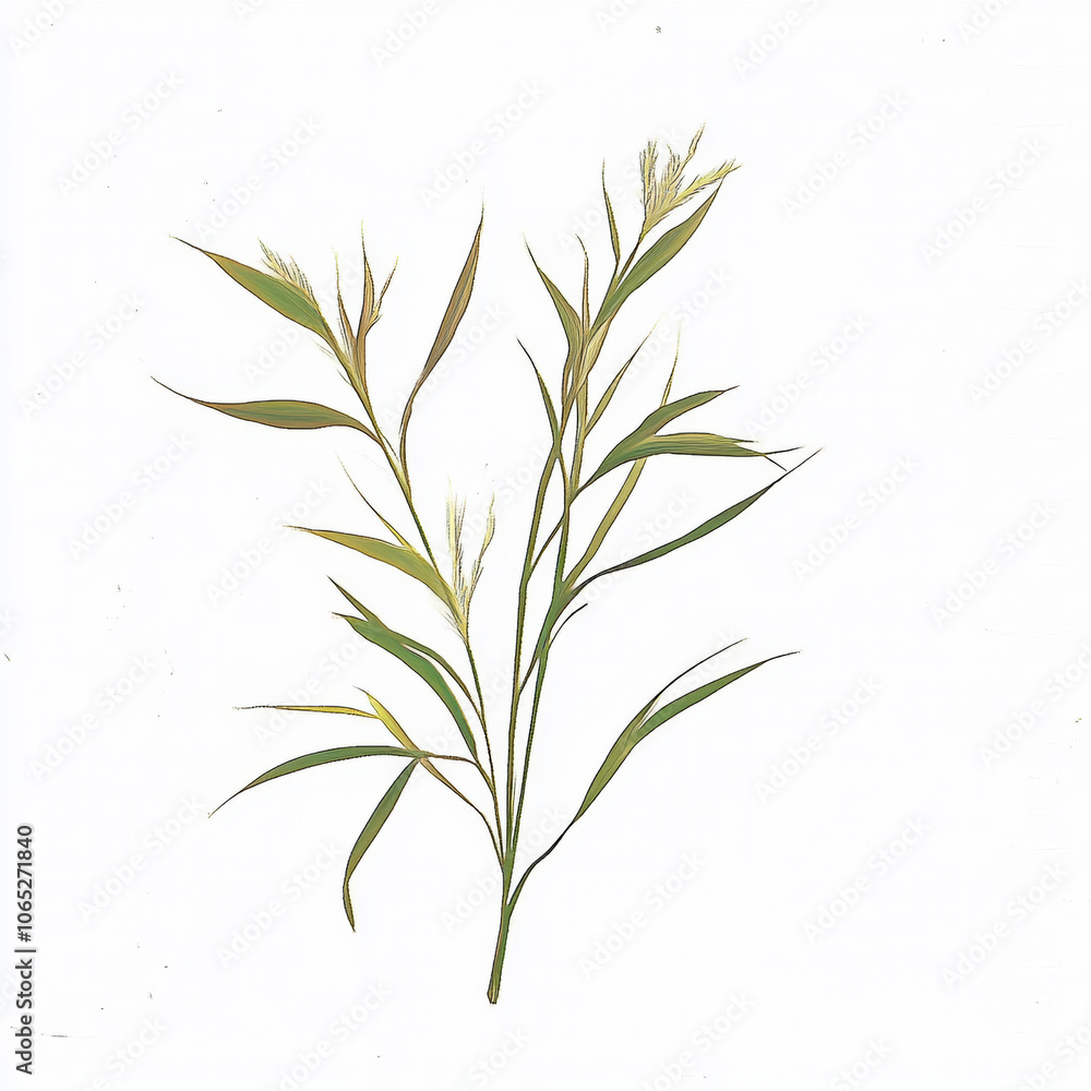 Fototapeta premium Delicate Wildflowers isolated on white background