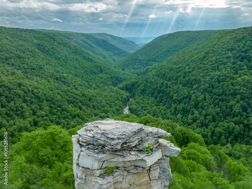 Lindy Point Overlook in Blackwater Falls State Park