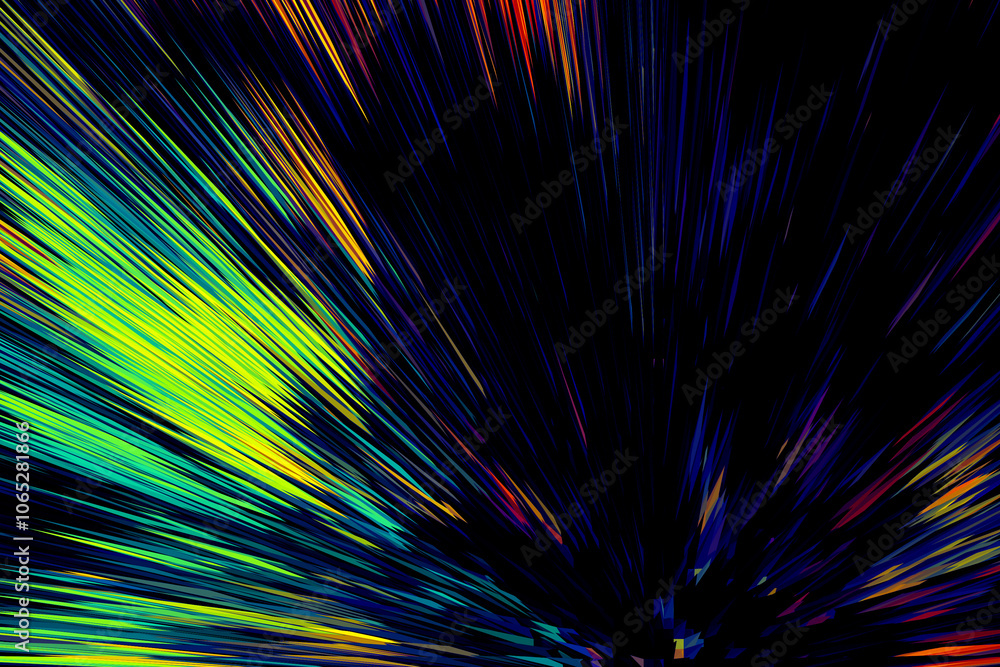 Fototapeta premium Motion Abstract Line Ray Background
