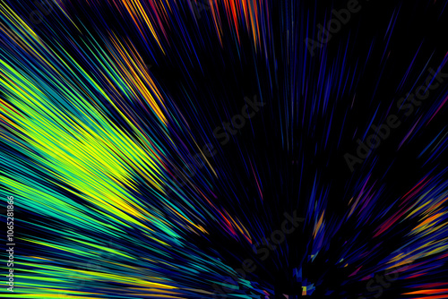 Motion Abstract Line Ray Background