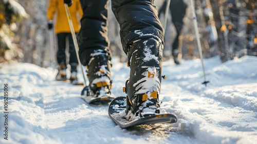 Winter Sports: Document activities like snowshoeing or cross-country skiing along the walking trails.