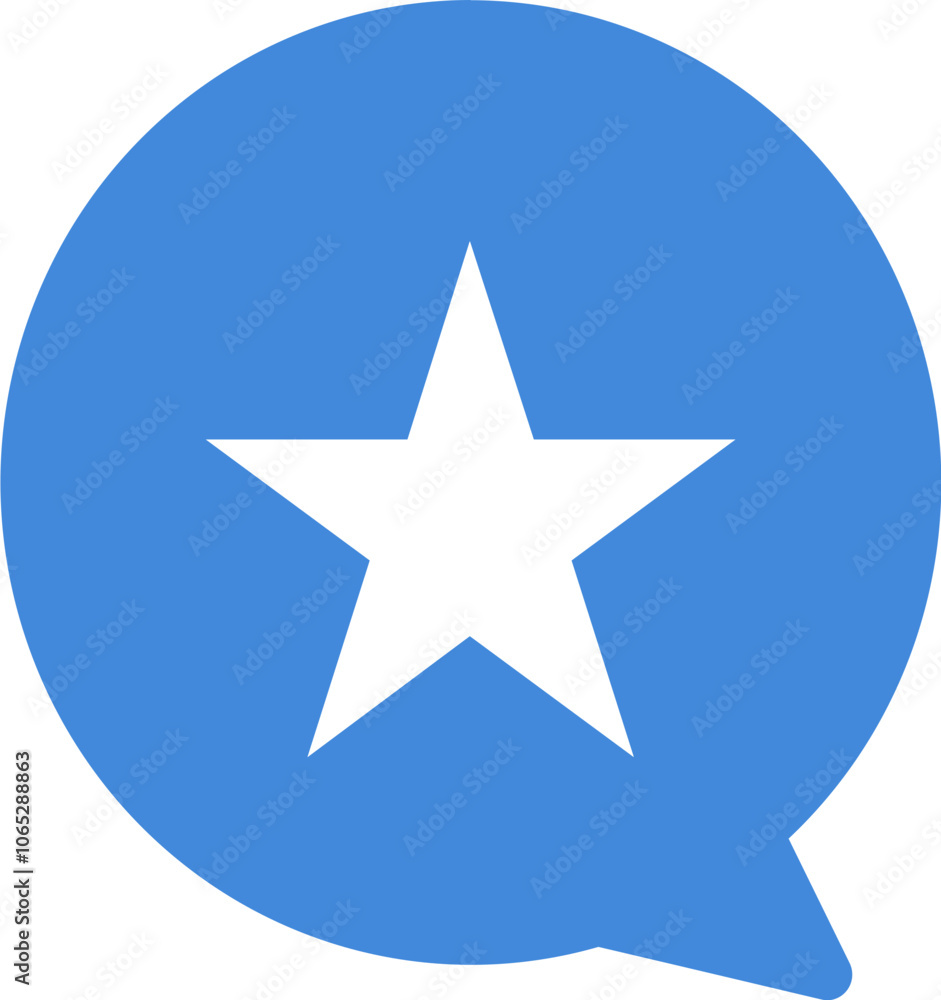 Obraz premium Somalia Falg on Chat Icon