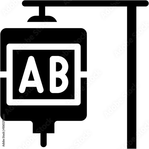 Perfusion, Blood Bag, Blood Type, Transfusion, Hospital Icon