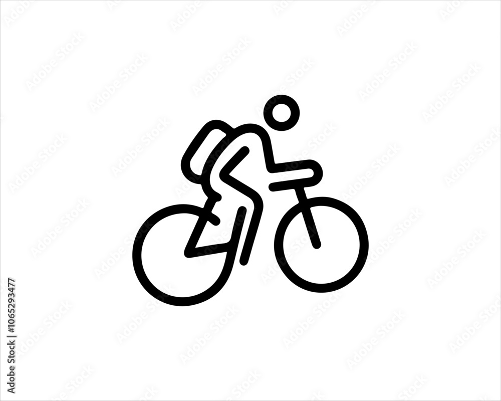 Obraz premium Bicycle icon