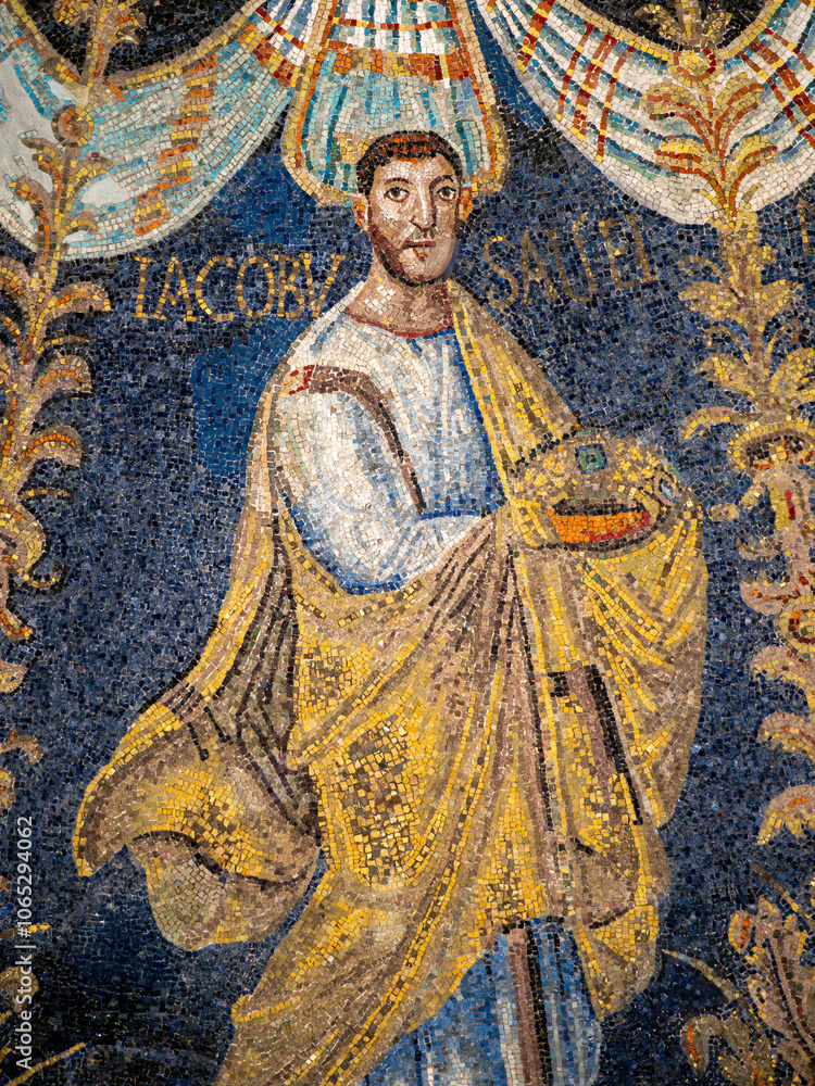 Naklejka premium Mosaic at Neonian Baptistery, Ravenna, Italy