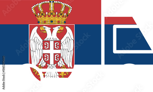 Country flag icon design in different shapes ecstatic 