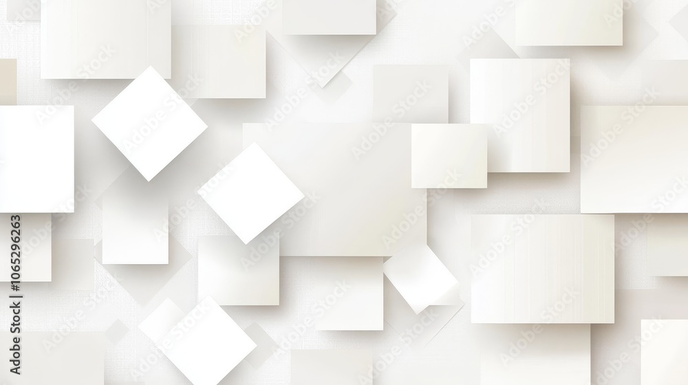 Fototapeta premium Explore the intricate beauty of white geometric shapes and patterns in modern design