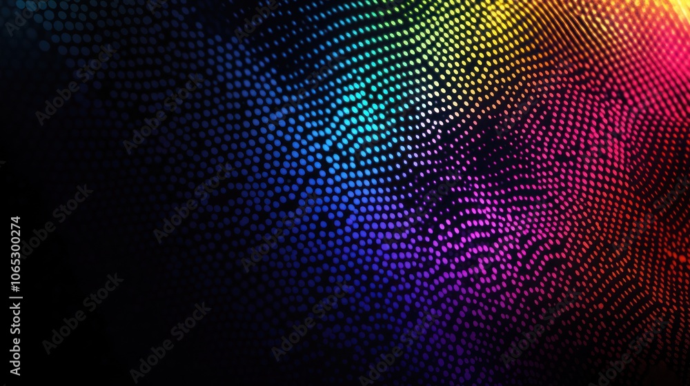 Abstract Rainbow Dot Pattern Abstract Rainbow Dot Pattern