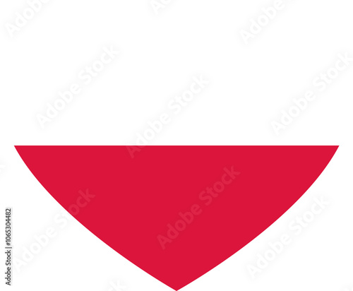 Free Download Heart Icon inside Poland Flag - GFXLoad
