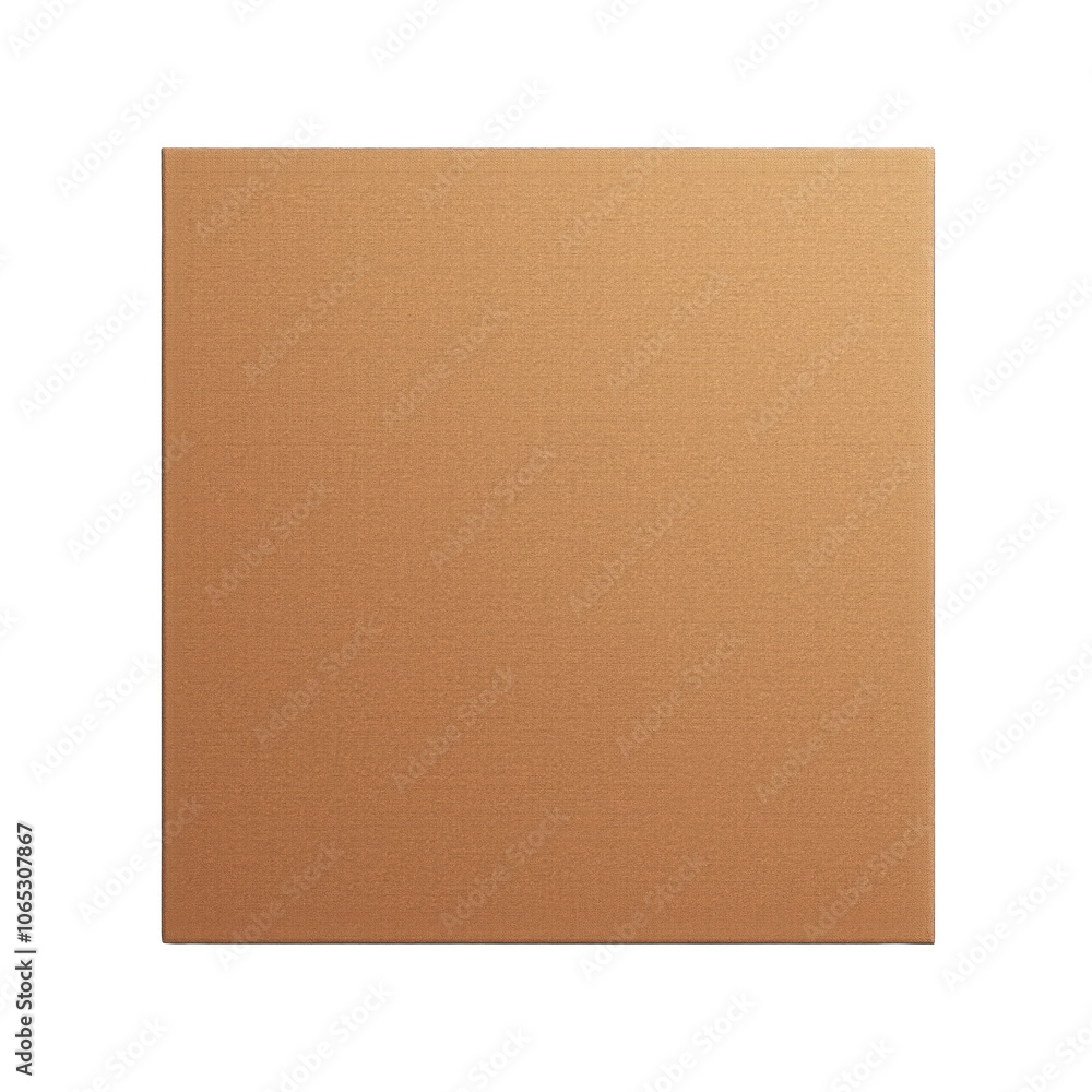 Fototapeta premium Cork flooring in ultra-realistic detail, isolated on transparent. Top view shows fine texture and lifelike contours, ideal for professional construction applications.