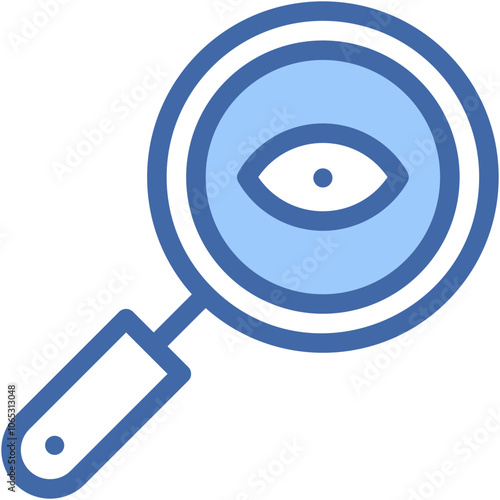 Vector Icon Search, See, Finding, Entertainment, View, Eye, Find, Tools