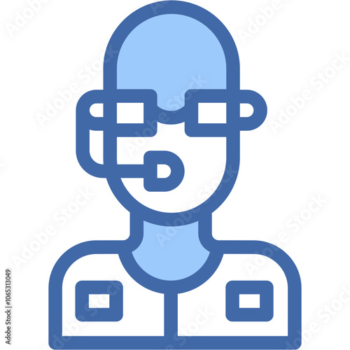 Vector Icon Bouncer, Professions And Jobs, Doorman, Entertainment, User, Security, Avatar, People