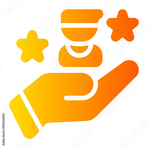 mentorship gradient icon
