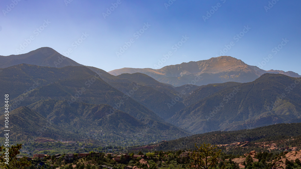 Breathtaking Panorama of Colorado Mountains and Valleys
