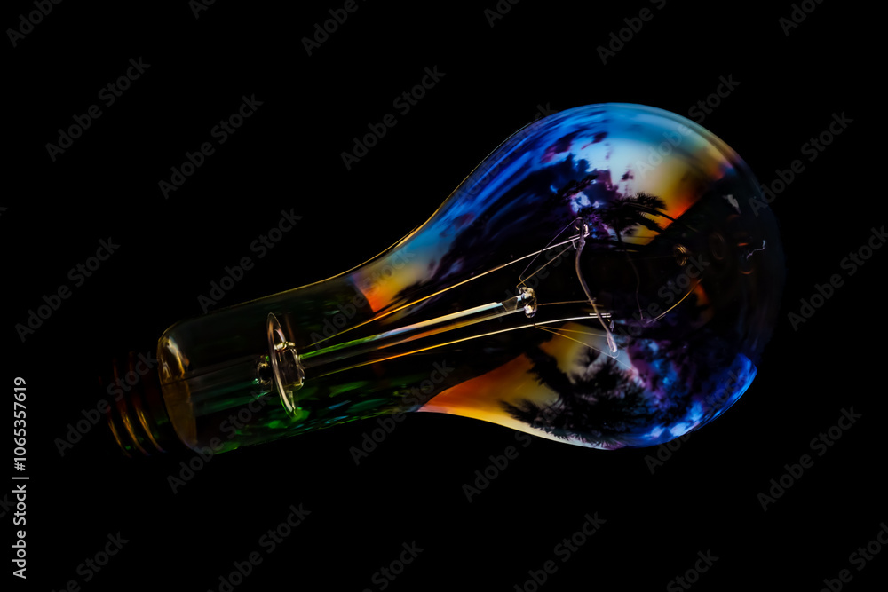 Cosmic Reflection - Multicolor Light Bulb
