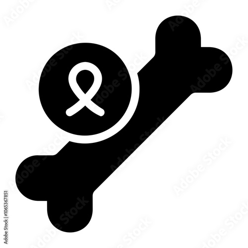 bone glyph icon