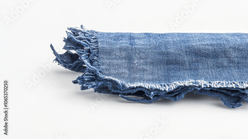 Close up of denim seam showing intricate stitching