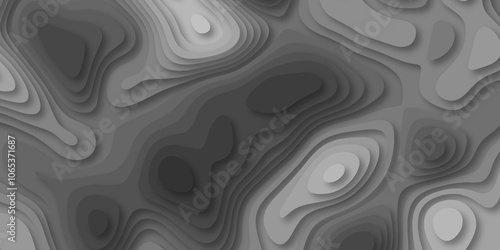 Abstract luxury multicolor modern 3d papercut background. Minimal abstract vector wave carve diamond topography line circle creative topography map circle and wave line smooth multilayer pattern.