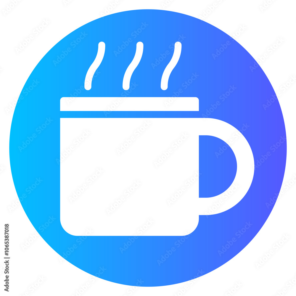 Obraz premium coffee gradient icon