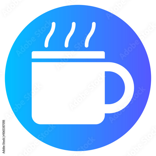 coffee gradient icon