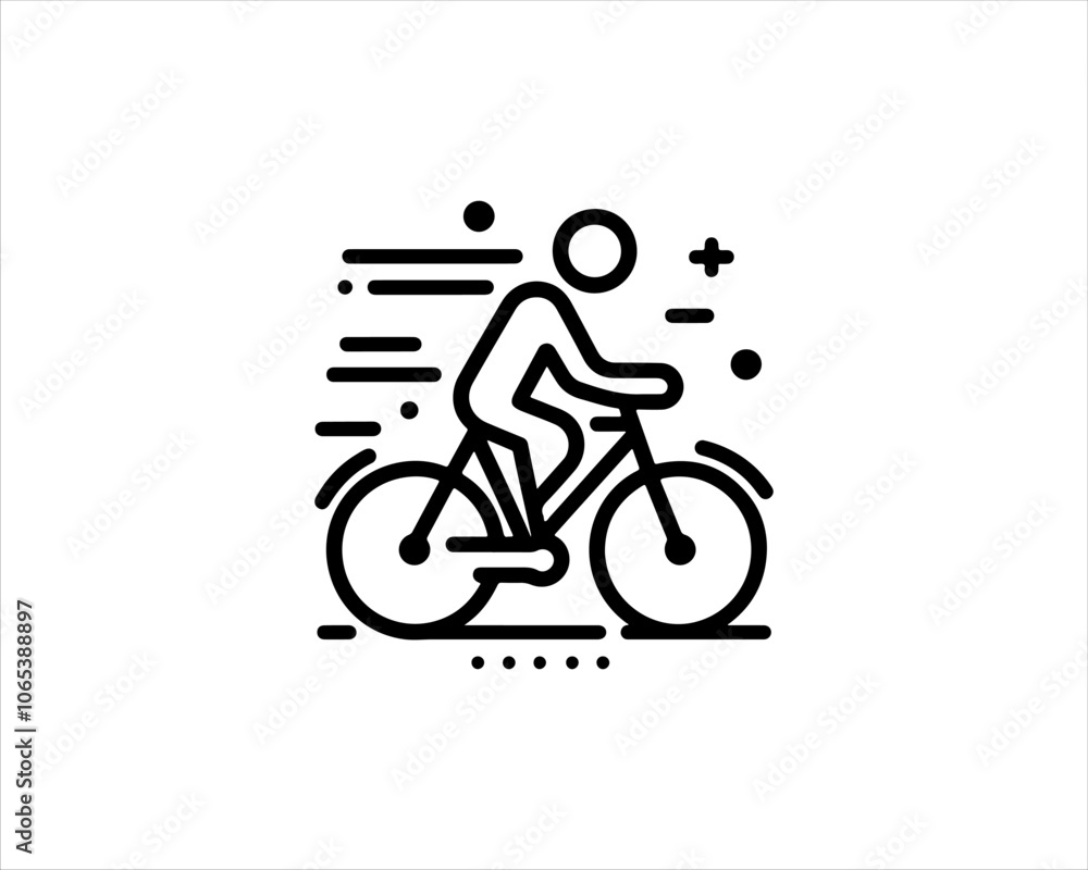 Obraz premium bicycle vector illustration