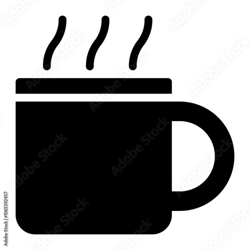 coffee glyph icon